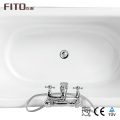 White Optional Acrylic Bathroom Classic Bathtub With 4 Feet